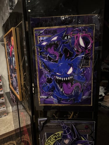 Customer photo review of Wicked Evolution Plexi Glass Wall Art