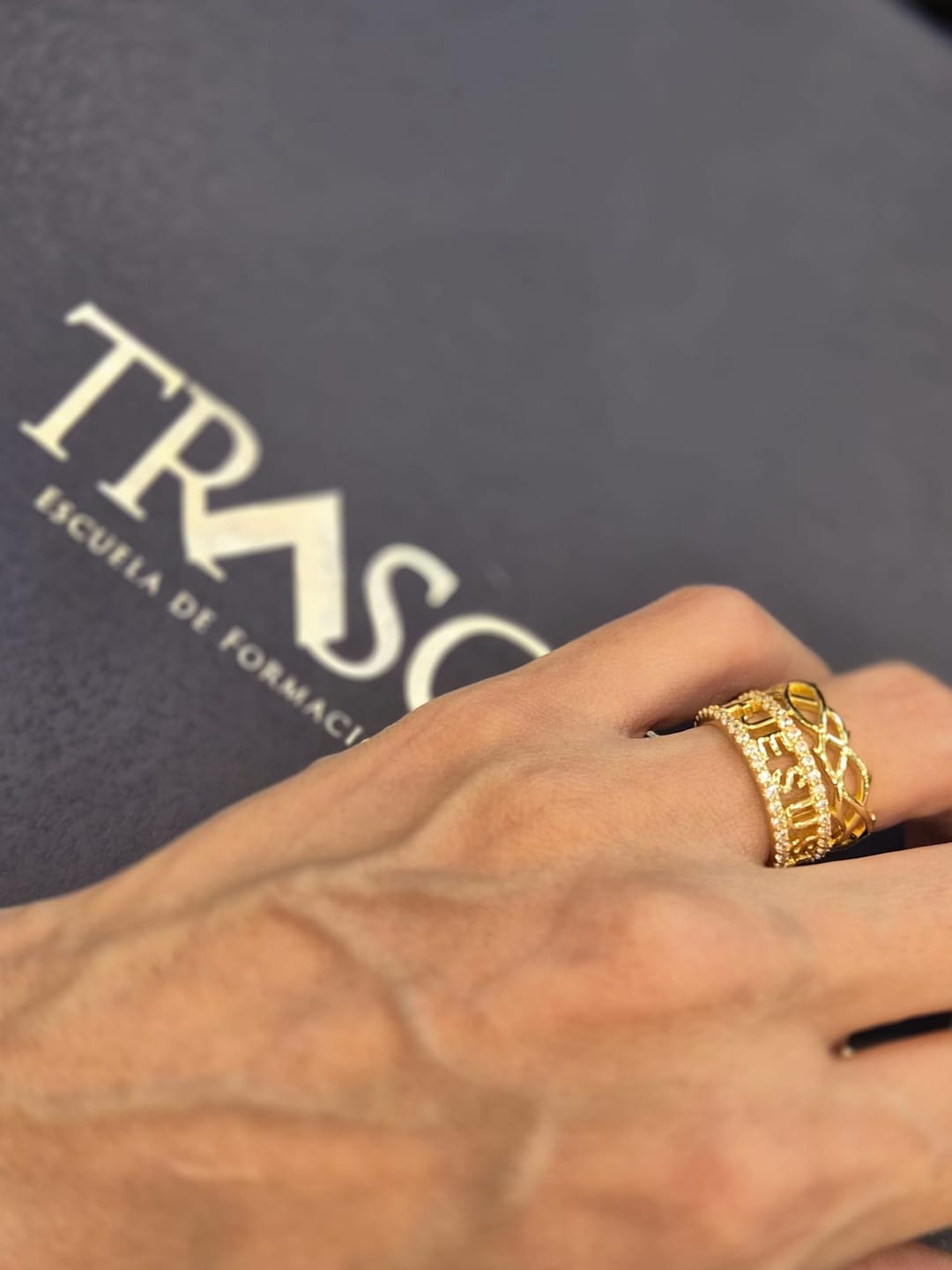 Customer photo review of Trinity Cross Ring