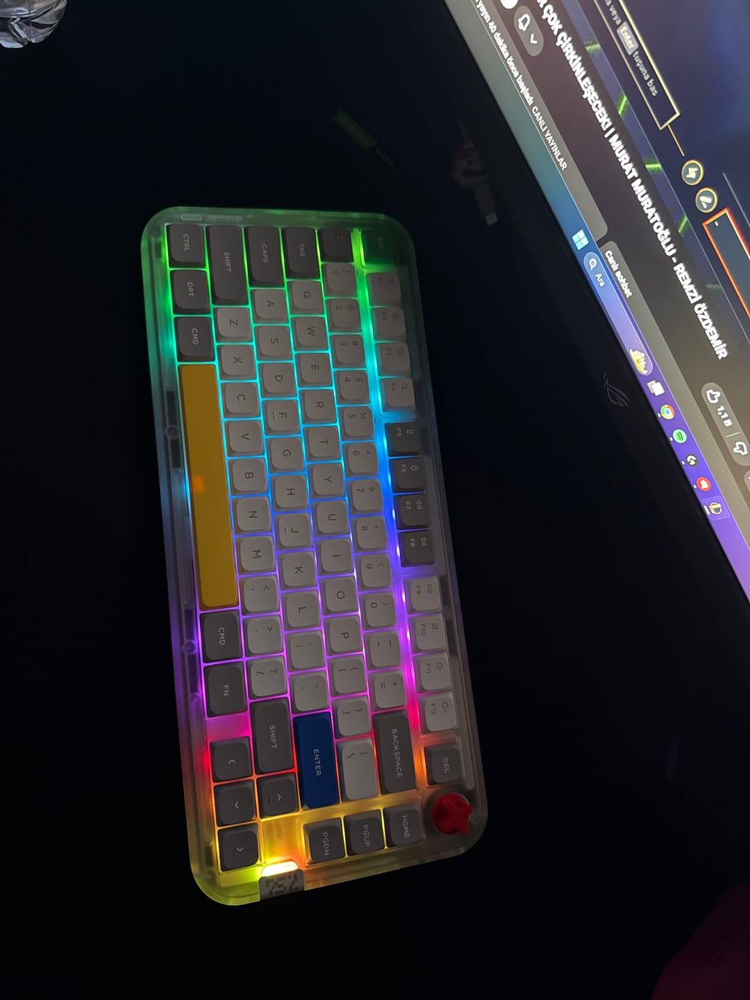 Customer photo review of NuPhy Kick75 Hybrid Mekanik Klavye