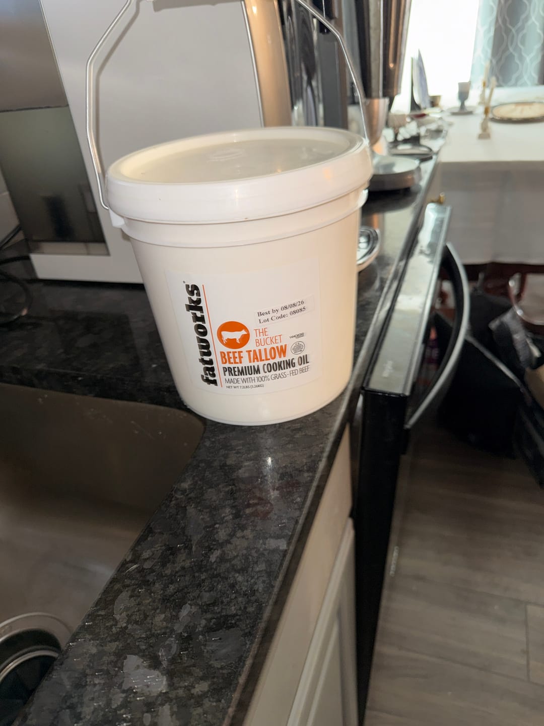 Customer photo review of The Bucket- 1 Gallon Grass Fed Tallow
