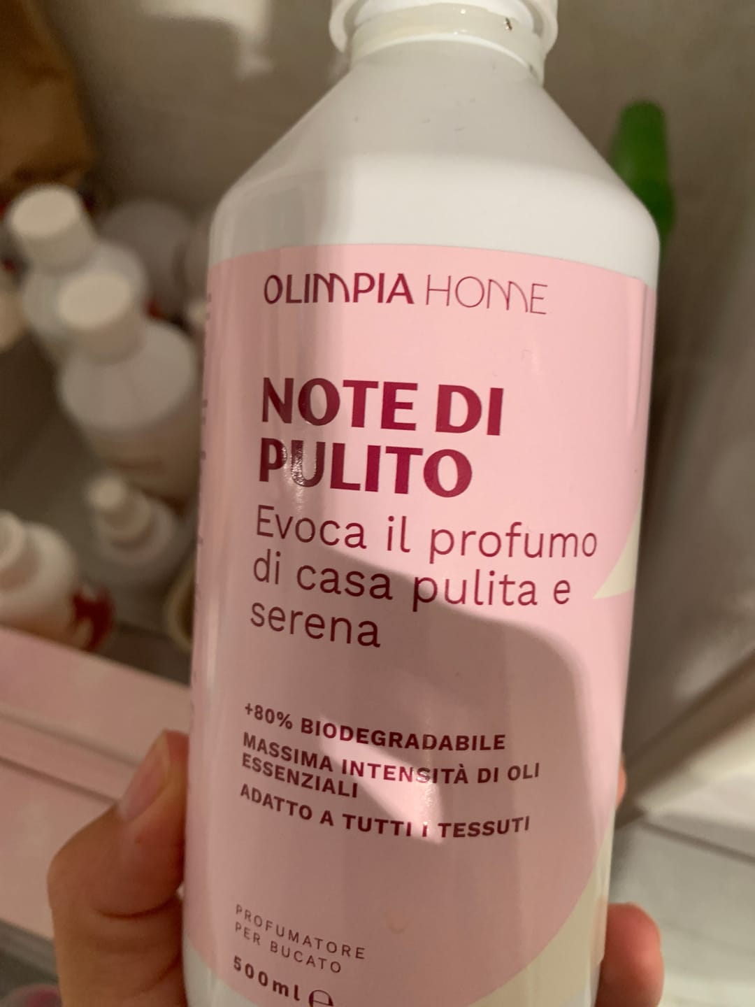 Customer photo review of Note di Pulito - Evoca il Profumo di Casa Pulita e Serena