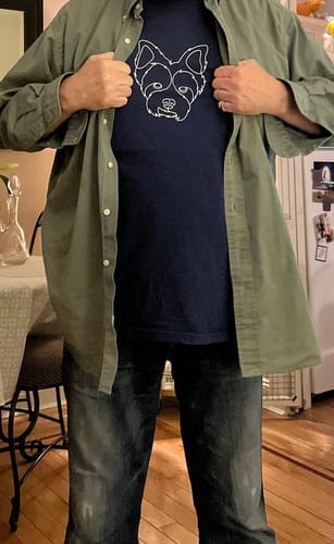 Customer photo review of Custom T-shirt