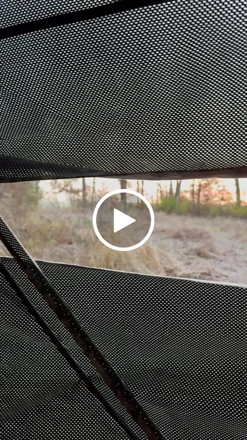 Customer video review of VisFive360 See Through Ground Blind | 360° 5-Sided Pop Up Portable Deer Hunting Blind for 4-5 Person Hunters