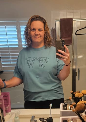 Customer photo review of Custom T-shirt