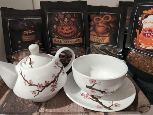 Customer photo review of Midnight Marshmallow – Früchtetee mit Marshmallow-Geschmack | Limitierter Halloween Tee