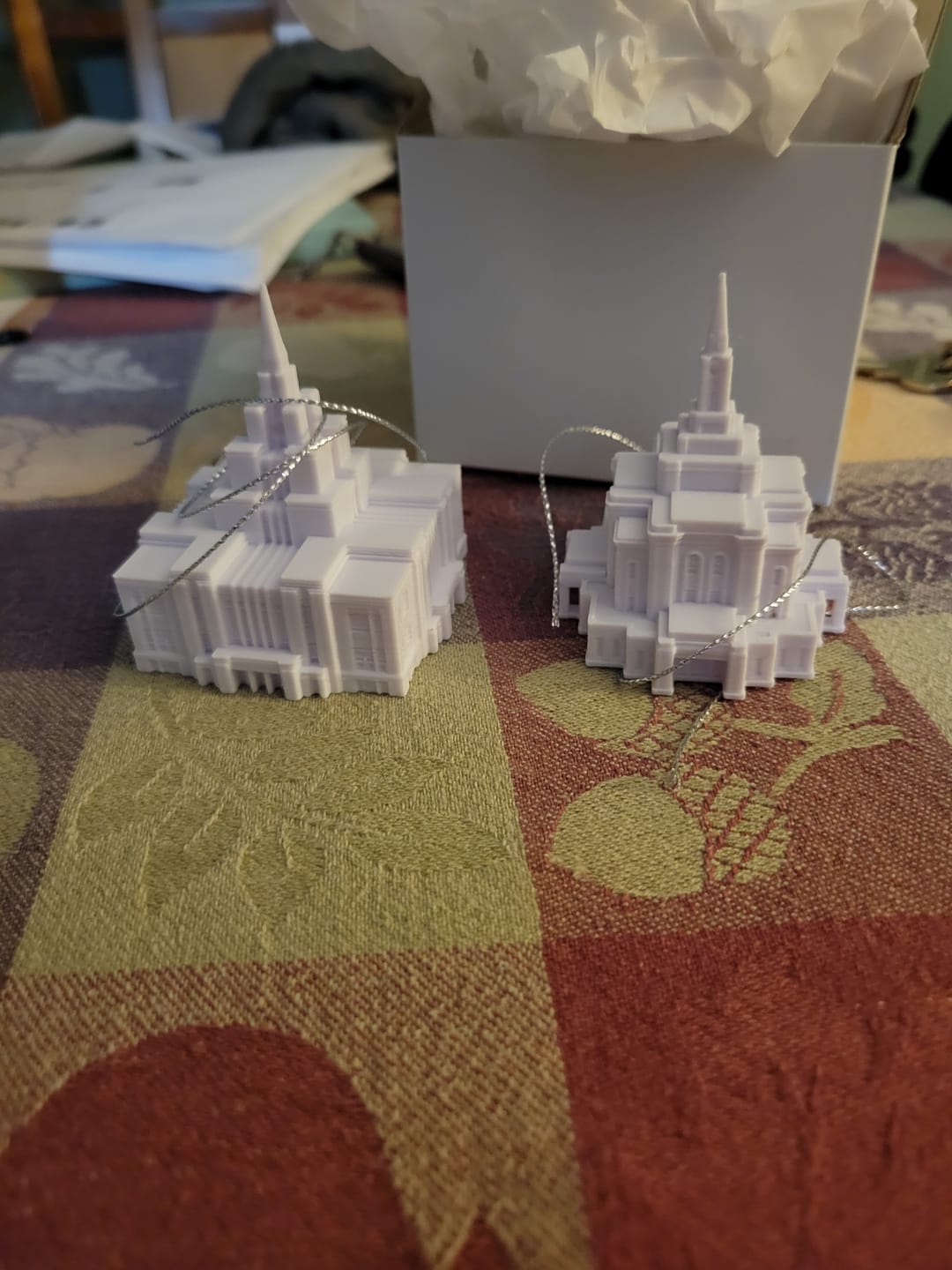 Customer photo review of Orem Utah Temple Christmas Ornament