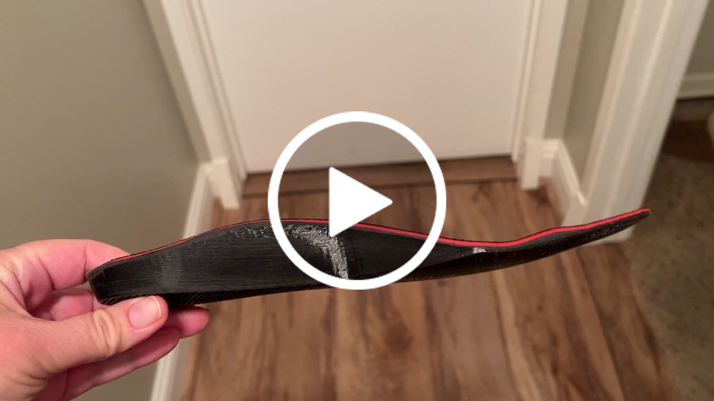 Customer video review of Custom Orthotics