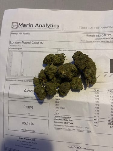 Customer photo review of London Pound Cake 97 - Bulk - Indica