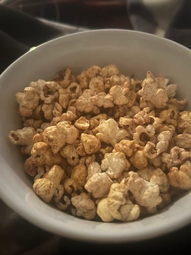 Customer photo review of Püntis BIO Popcorn Espresso Kakao Style