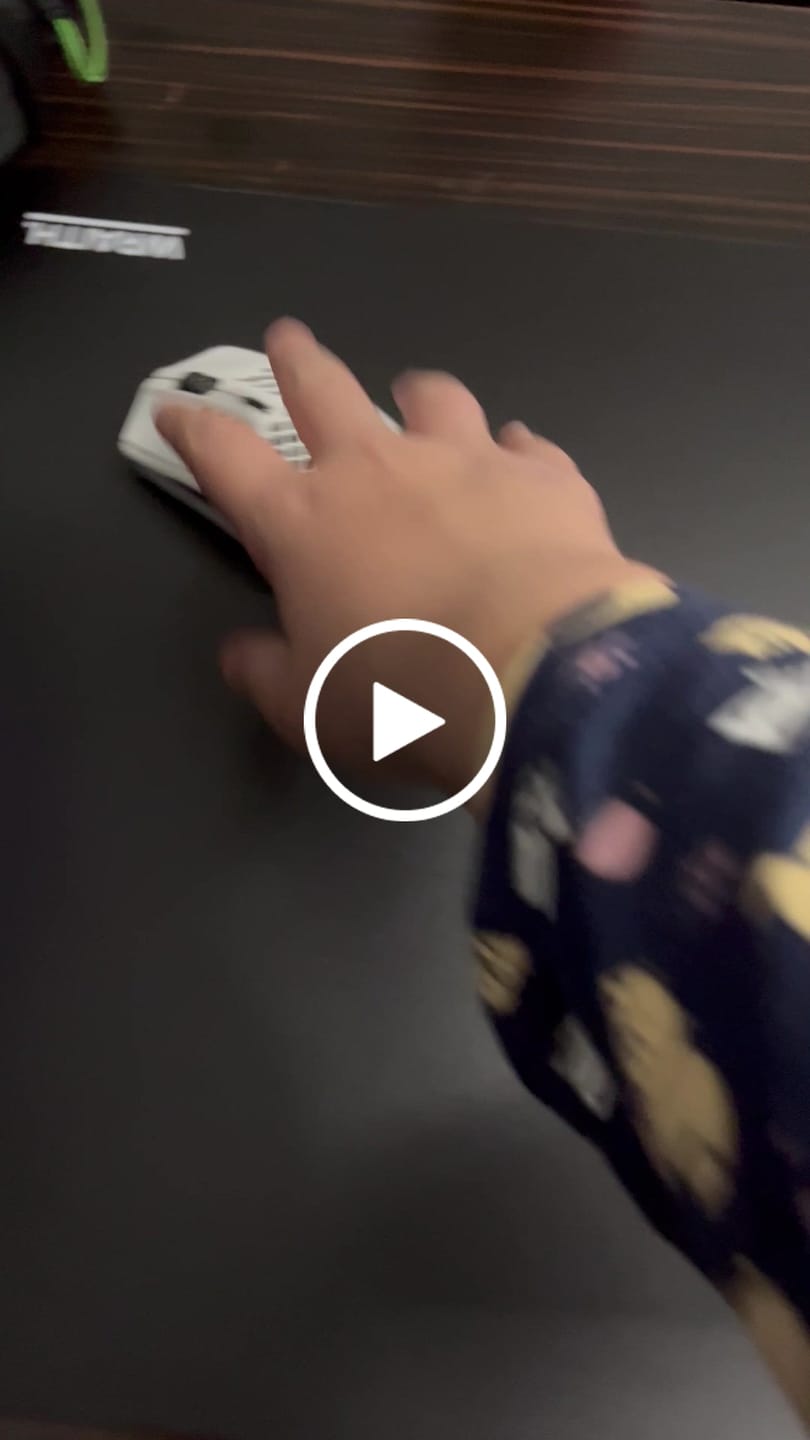 Customer video review of Wraith Blade Y Hard Mousepad