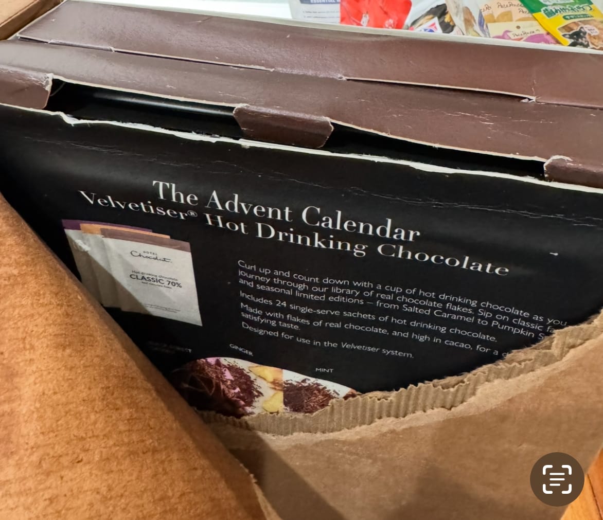 Customer photo review of Velvetiser Advent Calendar