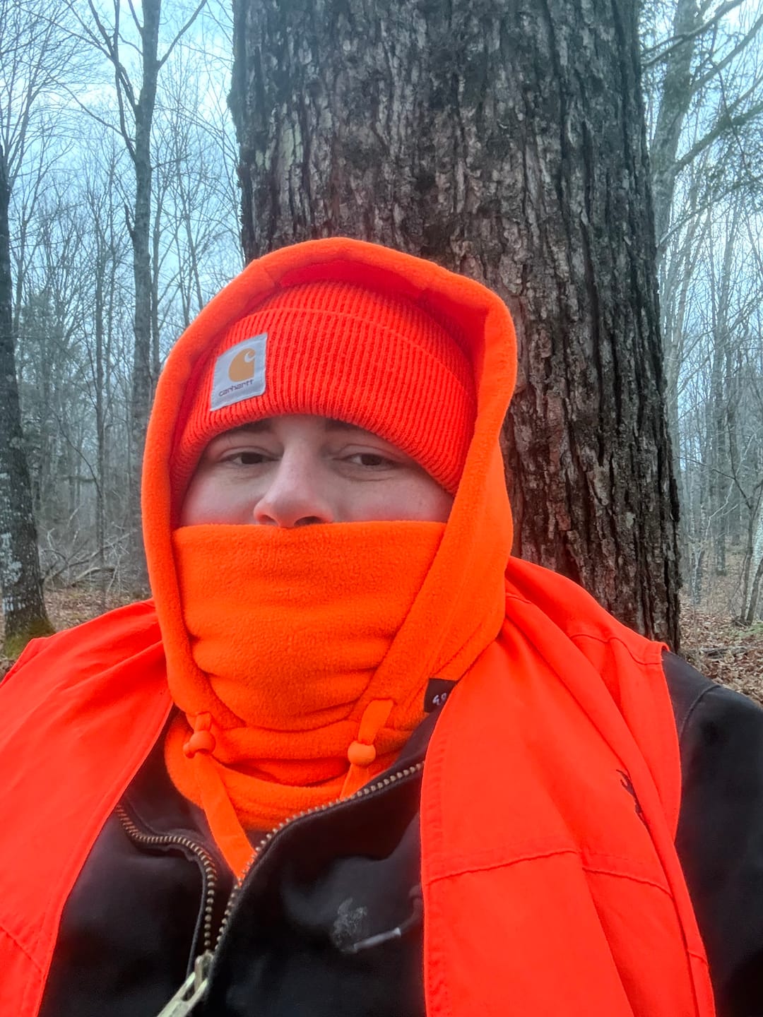 Customer photo review of Fleece Hood
