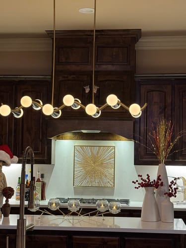 Customer photo review of Star-Luxury Textured Abstract Canvas Painting for Contemporary Wall Art Decor