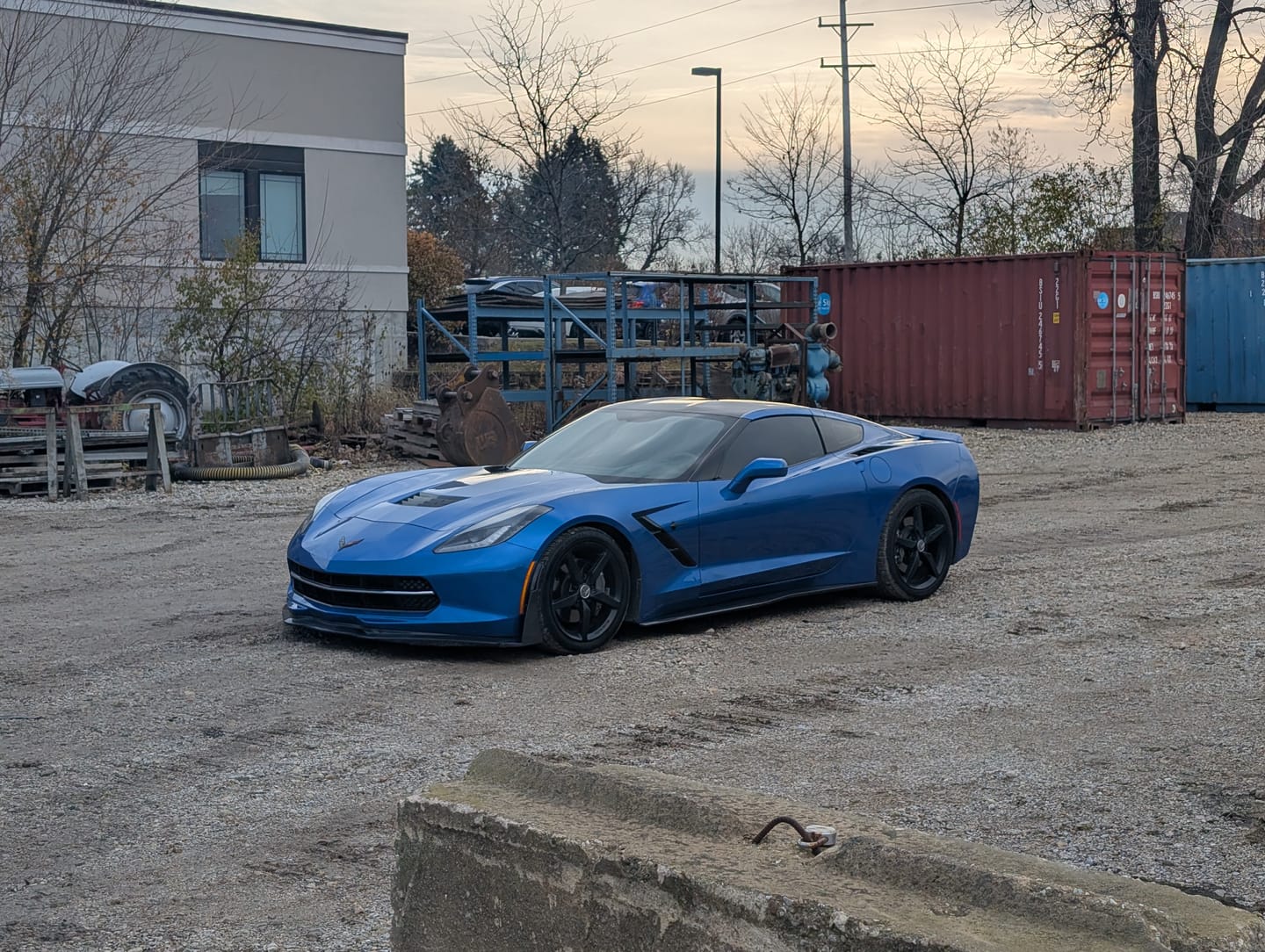 Customer photo review of Corvette C7 Z06 Conversion Side Skirts Rocker Panels
