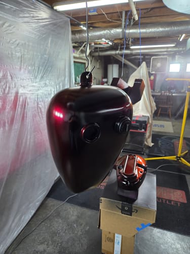 Customer photo review of Phantom Red Paint Basecoat