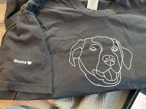 Customer photo review of Custom T-shirt