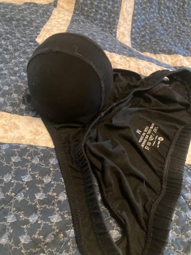 Customer photo review of Modal 0in Bikini Briefs No Fly 1pk Black