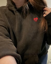 Customer photo review of Aelfric Eden Boxy Fit Distressed Washed Hoodie