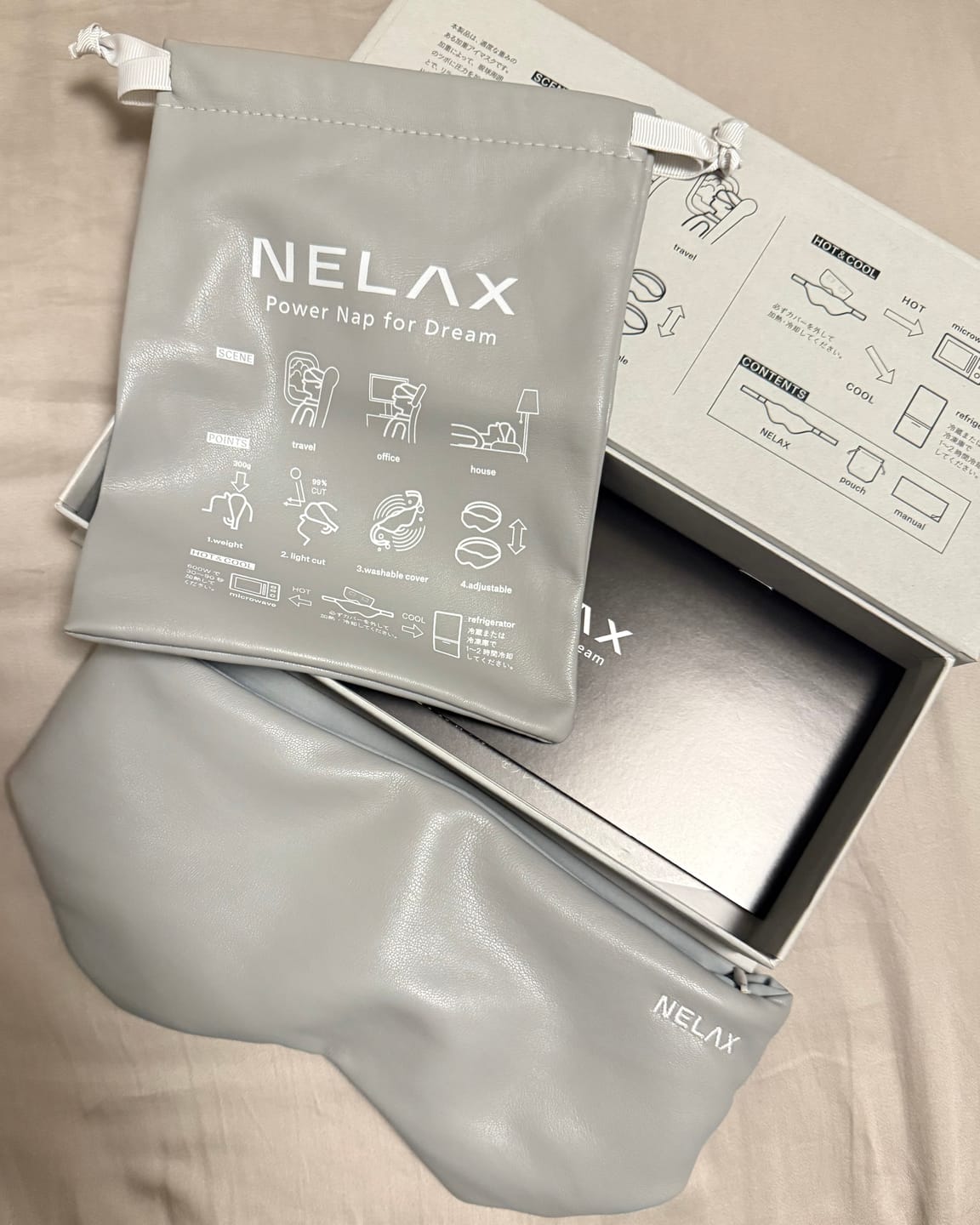 Customer photo review of NELAX 加重アイマスク　めざましテレビ紹介★