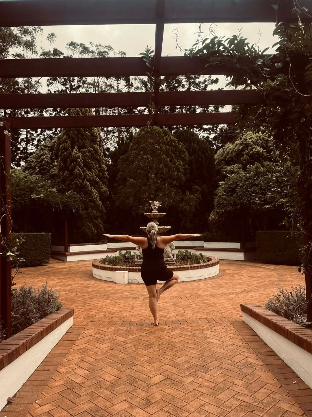 Customer photo review of Slouchy Yoga Shorts