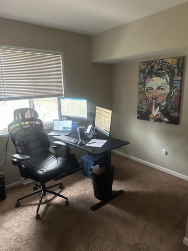 Customer photo review of Bowie Graffiti Canvas Set