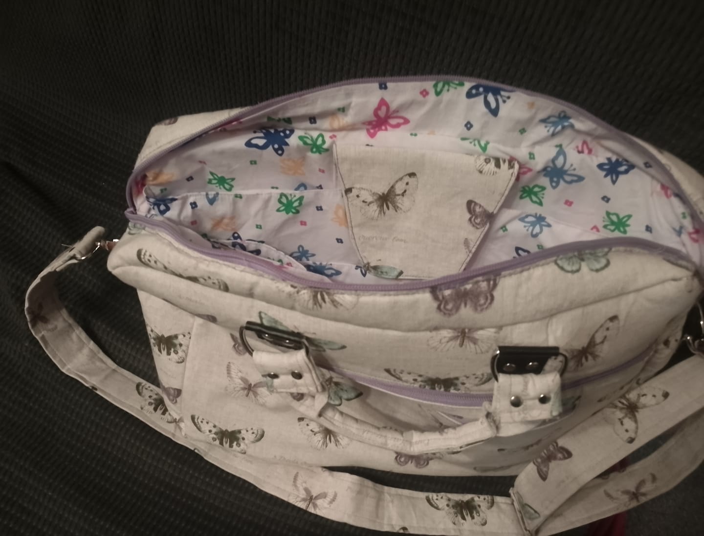 Customer photo review of Multicoloured Butterflies Polycotton Fabric