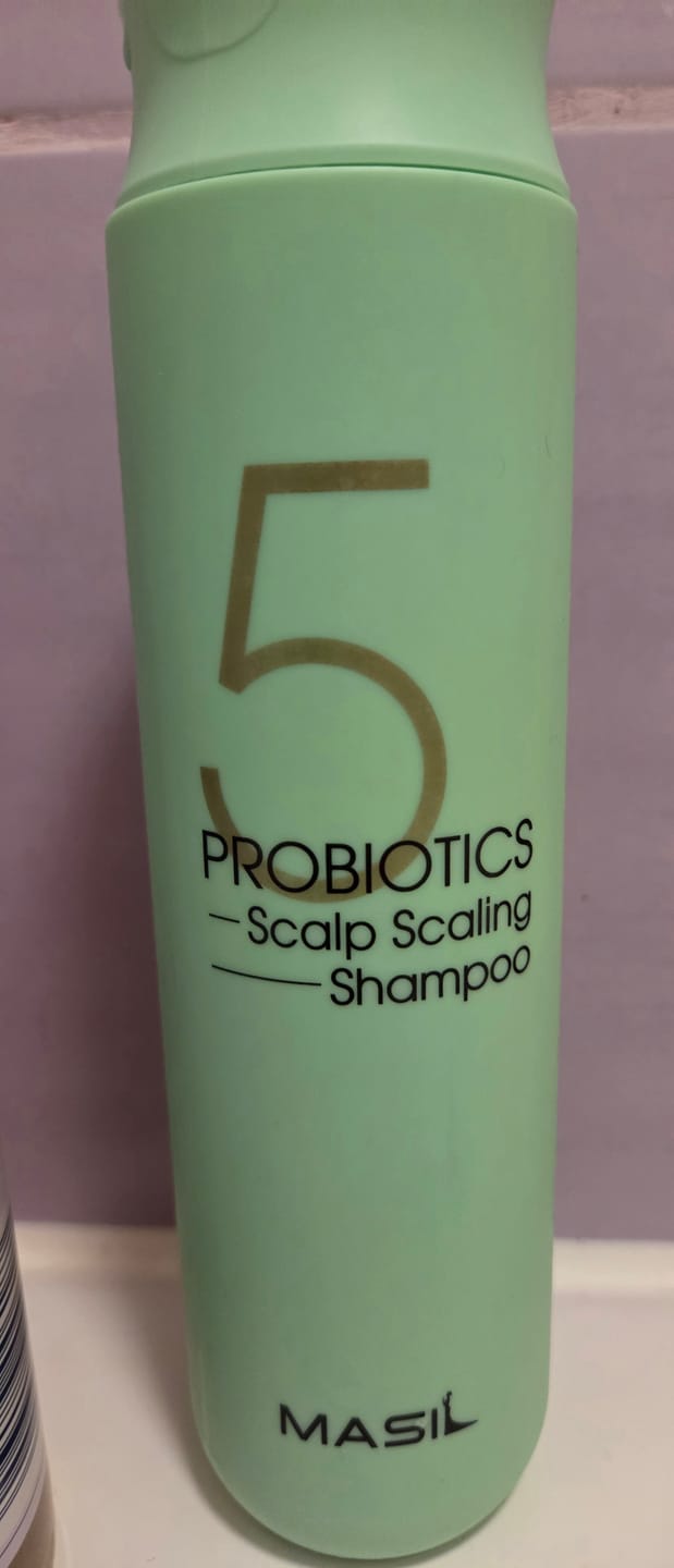 Customer photo review of Dziļi attīrošs šampūns ar probiotiķiem Masil 5 Probiotics Scalp Scaling Shampoo