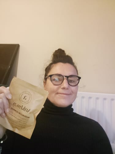 Customer photo review of Mushroom Gummies