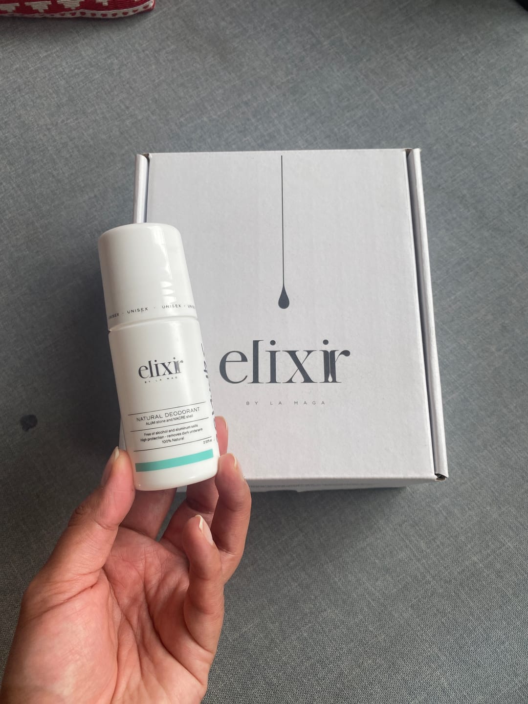 Customer photo review of Desodorante Natural Unisex