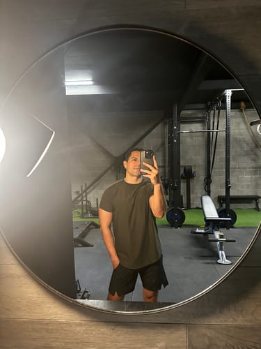 Customer photo review of Training Sport Tee - Army Green