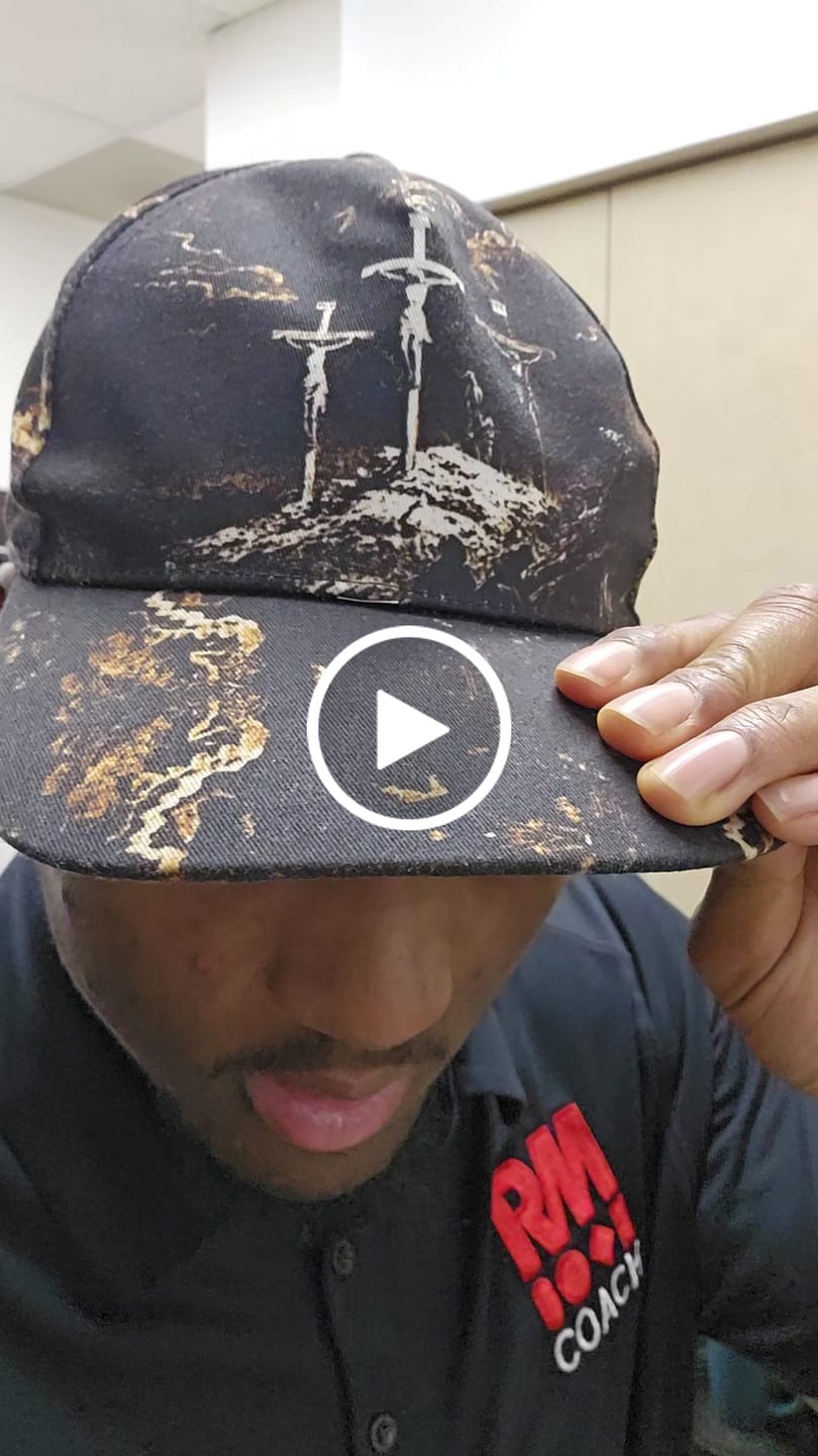 Customer video review of Cross Camo Cap