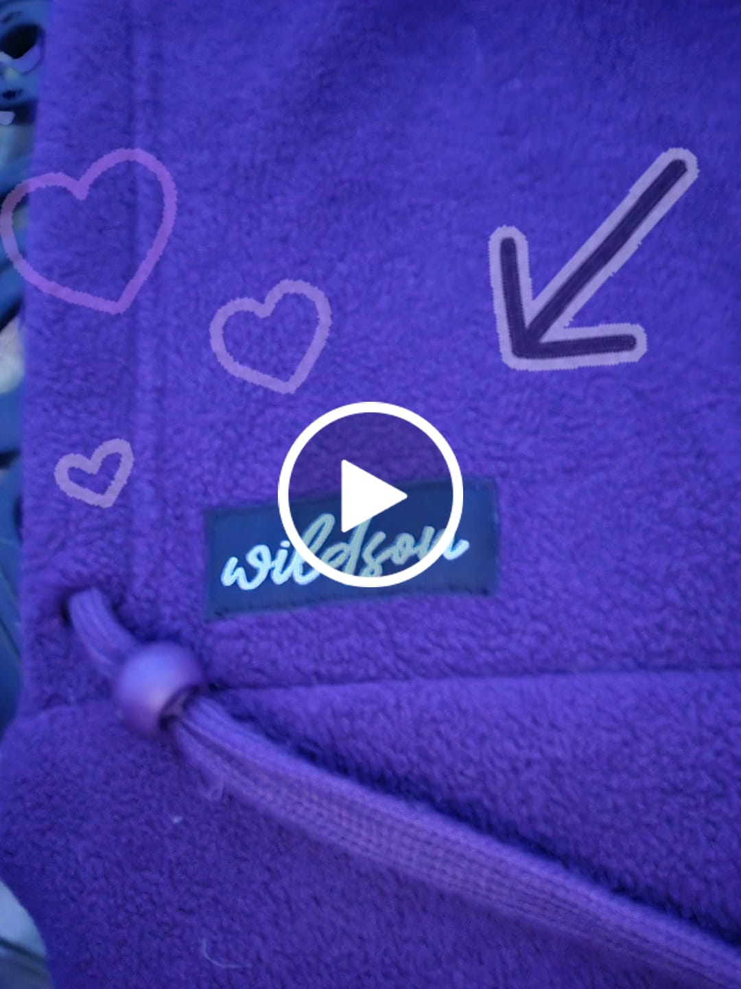 Customer video review of Fleece Hood