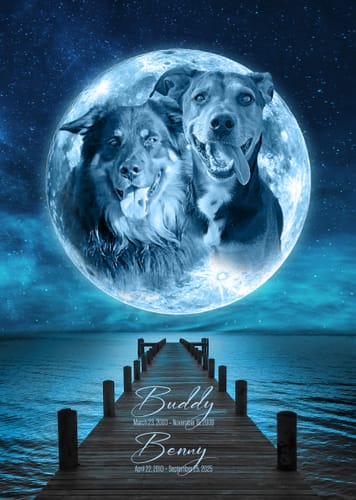 Customer photo review of Personalisiertes Portrait - Mond Stil