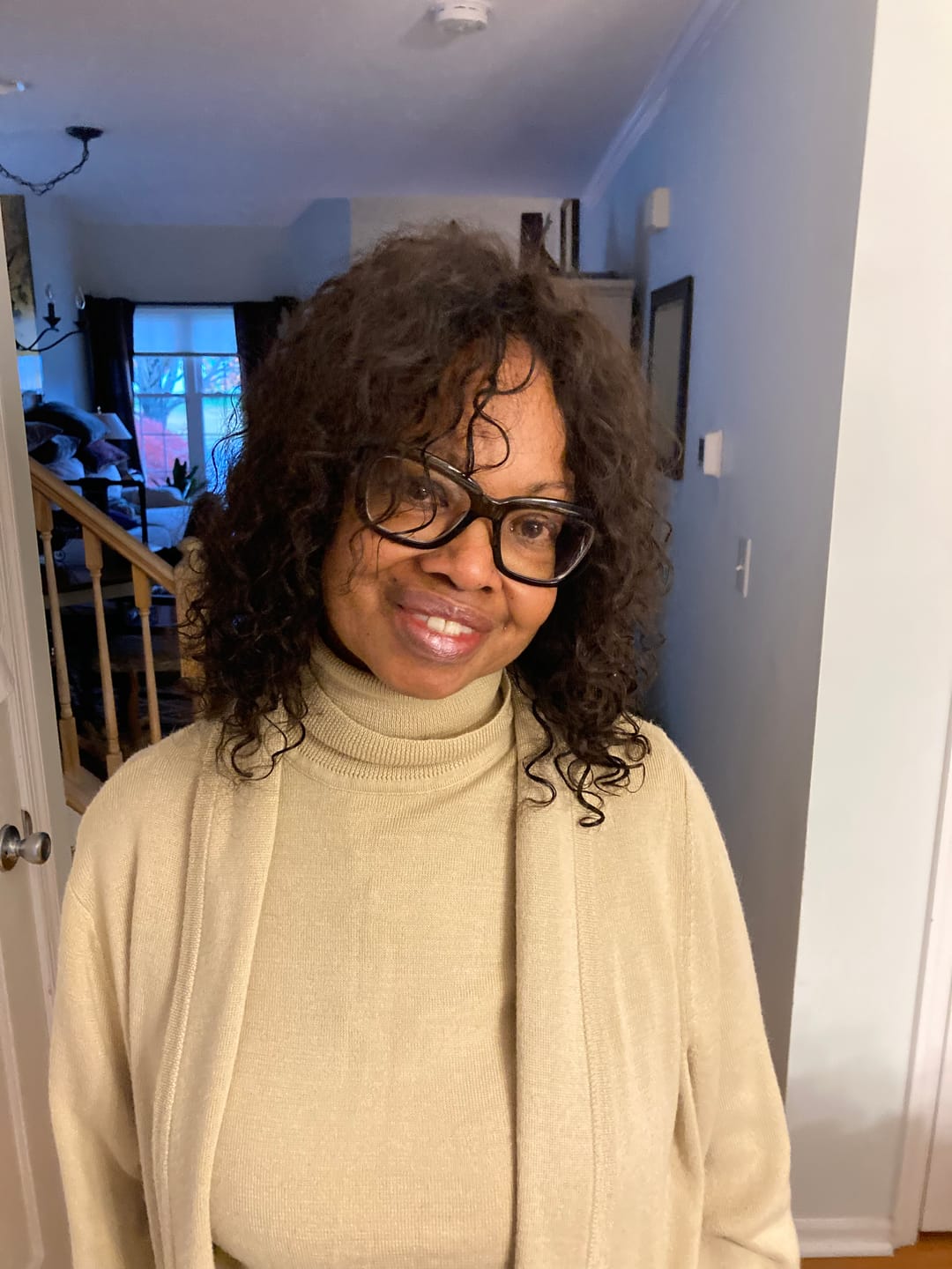 Customer photo review of Raw Indian Curly Hair