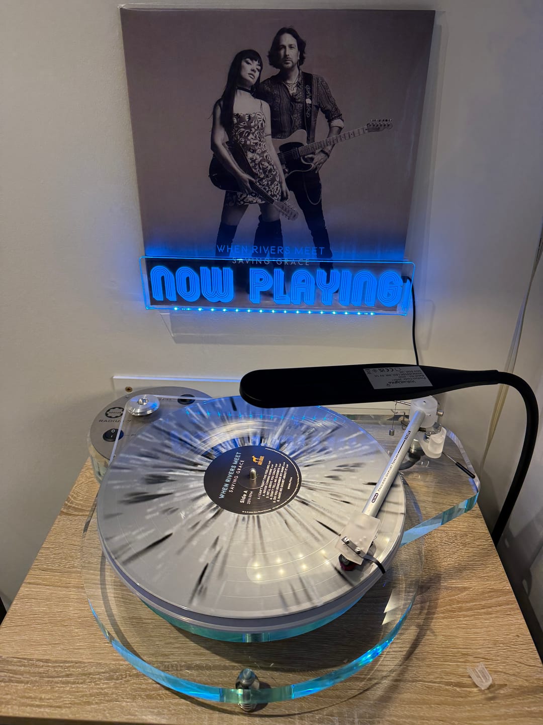 Customer photo review of SAVING GRACE ~ SILVER SPLATTER VINYL 50% OFF