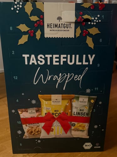 Customer photo review of Vorverkauf - Heimatgut Bio Snack Adventskalender