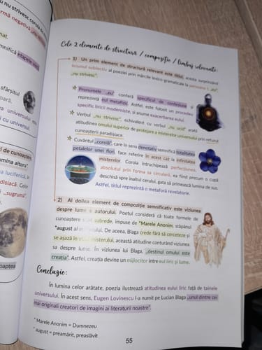 Recenzie cu fotografie de la un client despre Carte Română Bacalaureat Bacademia (temă și viziune, caracterizare, relație) - Ediția II
