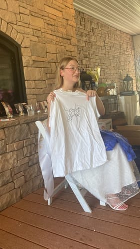 Customer photo review of Custom T-shirt