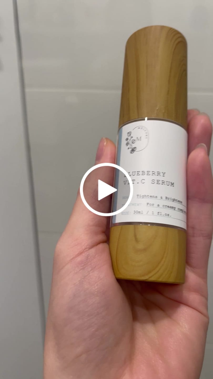 Customer video review of Blueberry Vitamin C Serum