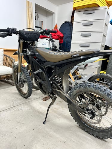 Customer photo review of Custom Seat Cover: Sur-Ron Ultra Bee
