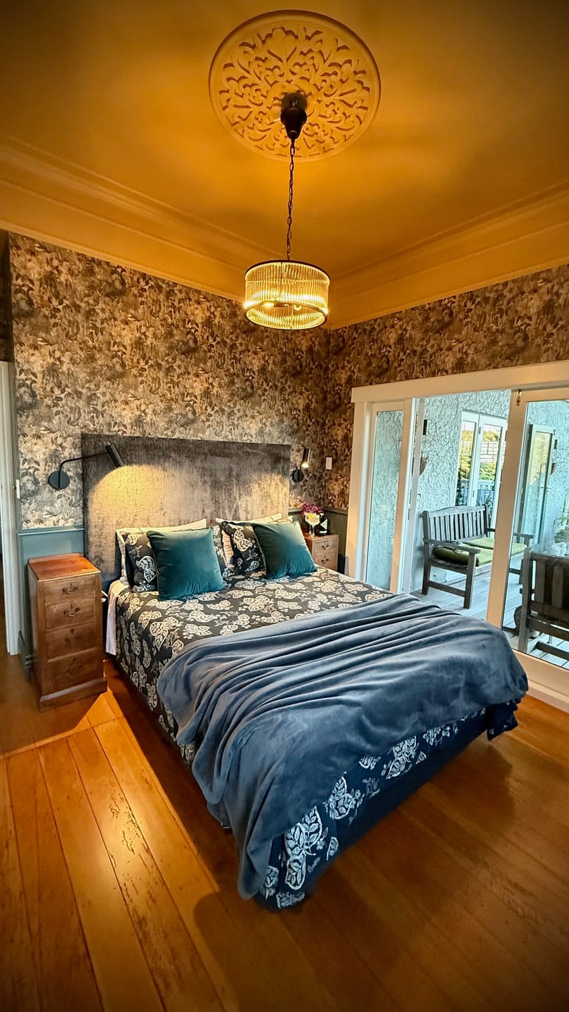 Customer photo review of Thalia - Peacock Wallpaper - Navy - Last 2 Rolls