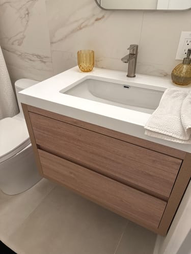 Customer photo review of Saggia Floating Vanity (Latest Model) - 2nd Generation (24"-84")