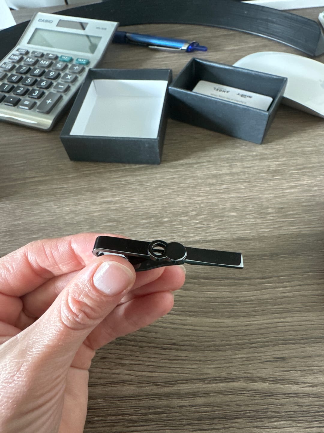 Customer photo review of The "Empty Tomb" Tie Clip