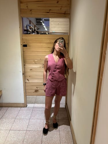 Customer photo review of Short Pretina Elasticada Pink