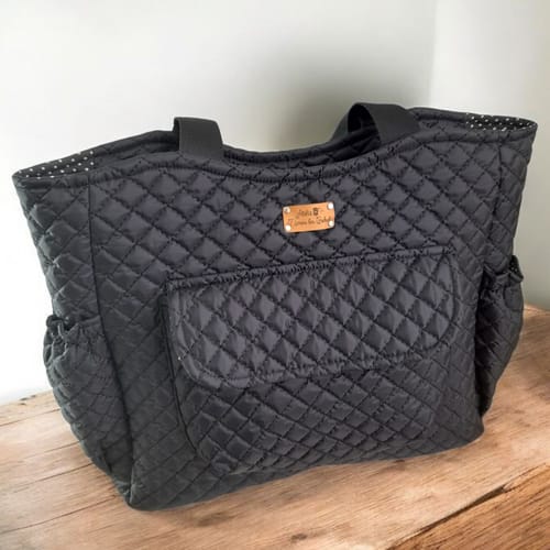 Customer photo review of NYLON EMBORRACHADO MATELADO EM XADREZ DE FERNANDA GAMA FENDI