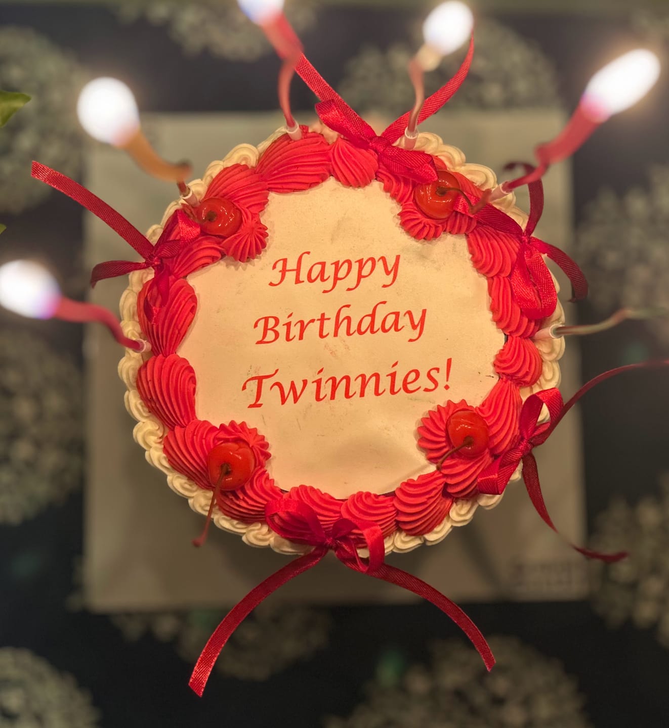 Customer photo review of Cherry Vintage Cake