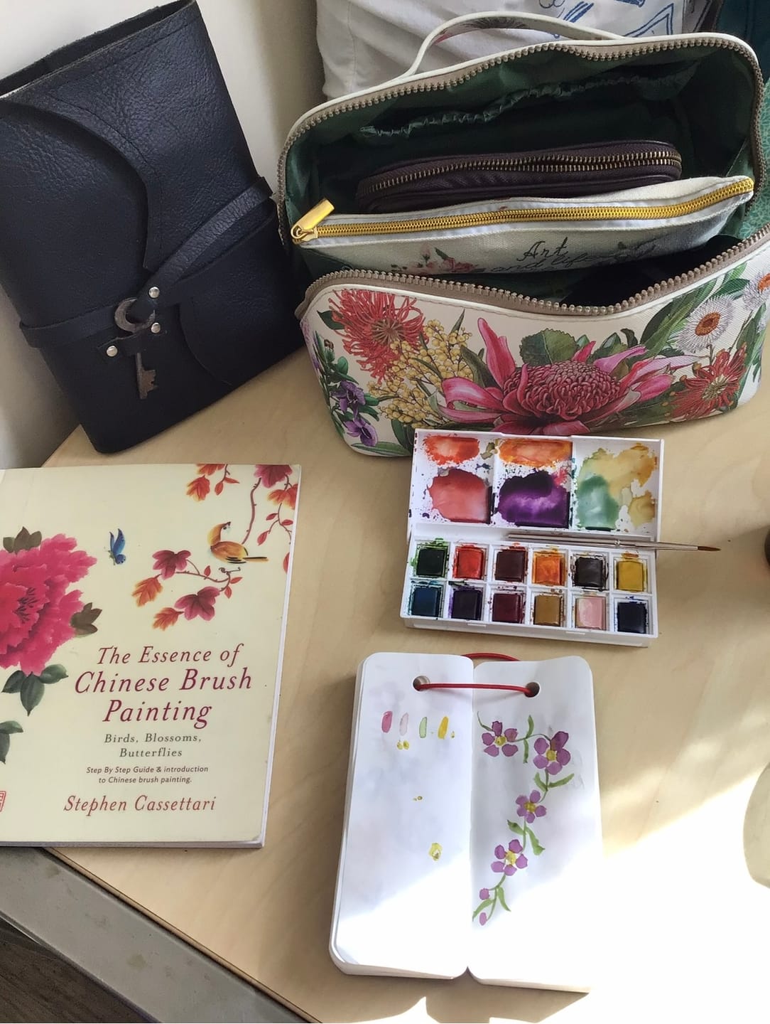 Customer photo review of Cosmetic Bag Botanical Blooms
