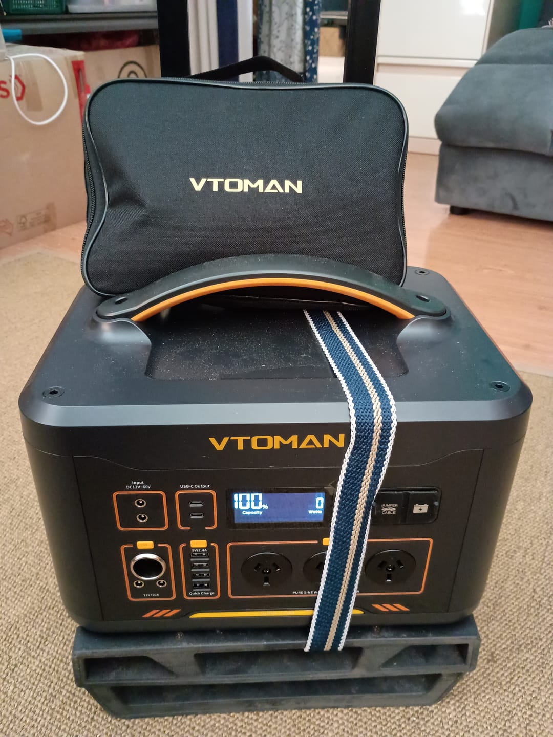 Customer photo review of VTOMAN Jump 2200 Portable Power Station