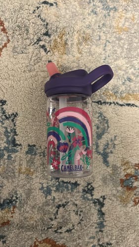 Customer photo review of CamelBak Eddy Kids 14oz Water Bottle - Fun & Durable Bottle for Kids
