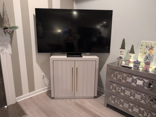 Customer photo review of Libra Modern White Small Sideboard